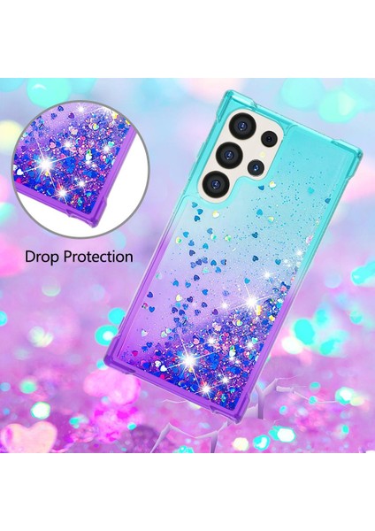 Samsung Galaxy S24 Ultra 5g Akan Sparkle Hareketli Kapak Temizle (Yurt Dışından)