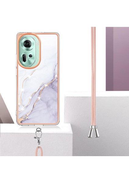 BDT Market Oppo Oppo 11 5g Için Kılıf Anti-Scratch Yumuşak Tampon Crossbody Kordon Askısı (Yurt Dışından)