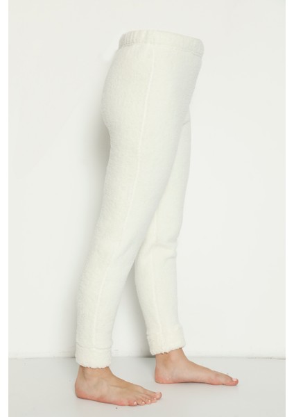 Cepsiz Lüx Pofuduk Polar Kışlık Pijama Altı Cepsizpof