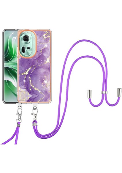 Oppo Oppo 11 5g Için Kılıf Anti-Scratch Yumuşak Tampon Crossbody Kordon Askısı (Yurt Dışından)