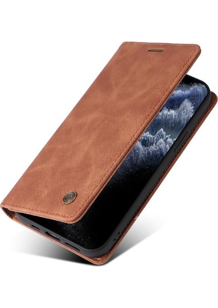 Iphone 11 Için Flip Case Pro Max Darbeye Kapak Kapak Basit Iş (Yurt Dışından)