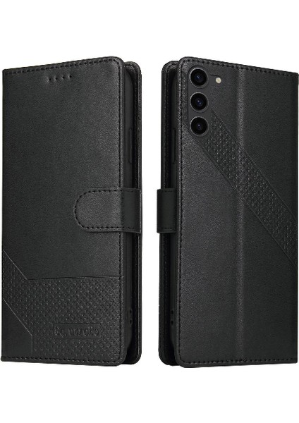Samsung Galaxy S23 Artı Üç Kart Yuvaları Premium Deri Için Flip Case (Yurt Dışından)