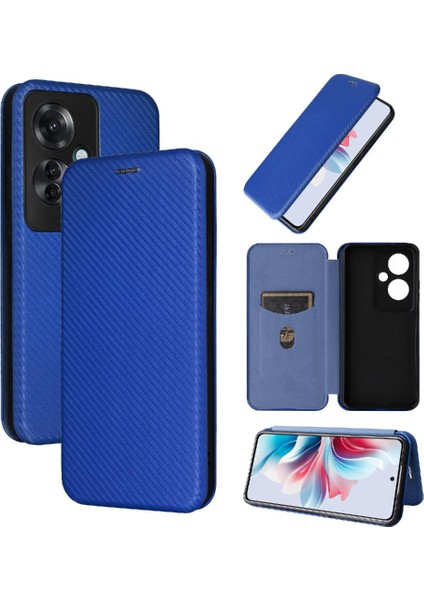 Kart Tutucu Kickstand Manyetik Karbon ile Oppo Oppo 11F 5g Için Kılıf (Yurt Dışından) fiyatları