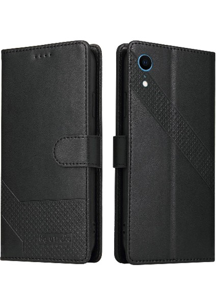 Iphone Xr Kickstand Üç Kart Yuvaları Premium Deri Için Flip Case (Yurt Dışından) fırsatları
