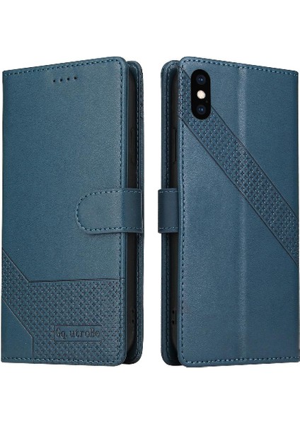 Iphone Xs Max Üç Kart Yuvaları Kickstand Premium Deri Için Flip Case (Yurt Dışından)