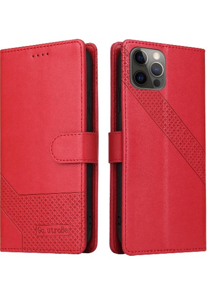 Iphone 12 Için Flip Case Pro Max Premium Deri Kickstand Üç Kart (Yurt Dışından)