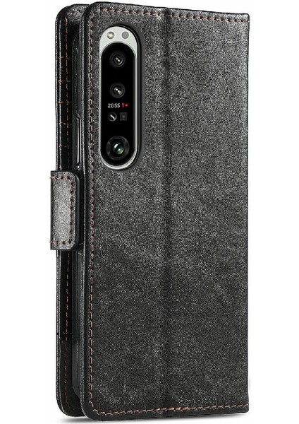 BDT Market Sony Xperia 1 Iv Çoklu Kart Yuvası Çok Renkli Iş Cüzdanı Için Flip Case (Yurt Dışından)