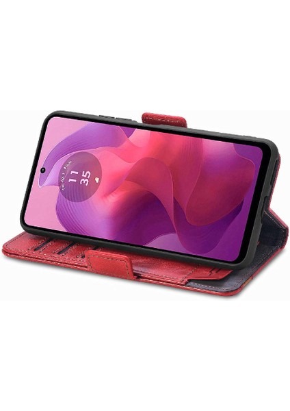 Motorola Moto G24 4g Cüzdan Iş Için Flip Case Çok Renkli Çoklu Kart (Yurt Dışından) modelleri