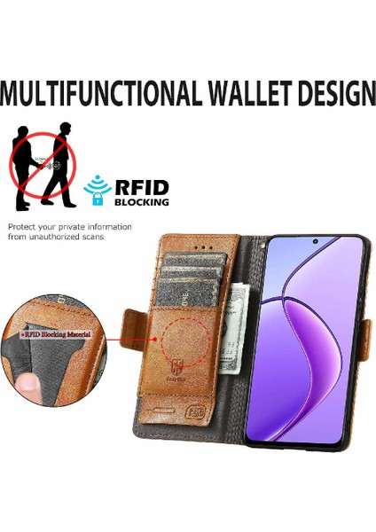 Realme 12 5g Çok Renkli Cüzdan Iş Ekleme Çoklu Kart Için Flip Case (Yurt Dışından) indirimleri