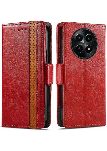Realme 12 5g Çok Renkli Cüzdan Iş Ekleme Çoklu Kart Için Flip Case (Yurt Dışından)