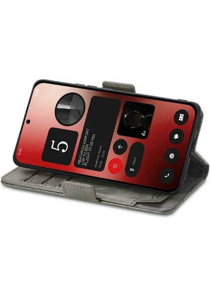 Nothing Flip Case Telefon 2A Çok Renkli Iş Ekleme Cüzdan Yuvası (Yurt Dışından)