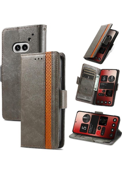 Nothing Flip Case Telefon 2A Çok Renkli Iş Ekleme Cüzdan Yuvası (Yurt Dışından)
