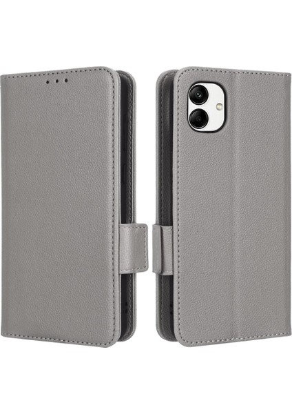 Samsung Galaxy A04 4g Kart Yuvaları Için Kılıf Tutucu Yan Toka Pu Deri (Yurt Dışından)