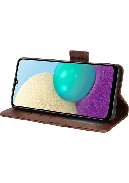 Samsung Galaxy A02 Manyetik Pu Deri Kart Yuvaları Tutucu Tarafı Için Kılıf (Yurt Dışından) indirimleri