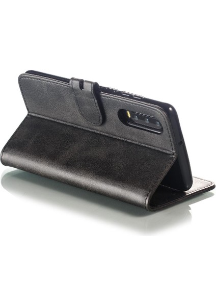 Huawei P30 Manyetik Kapatma Kabartmalı Kickstand Kartı Için Cüzdan Kılıf (Yurt Dışından) fırsatları