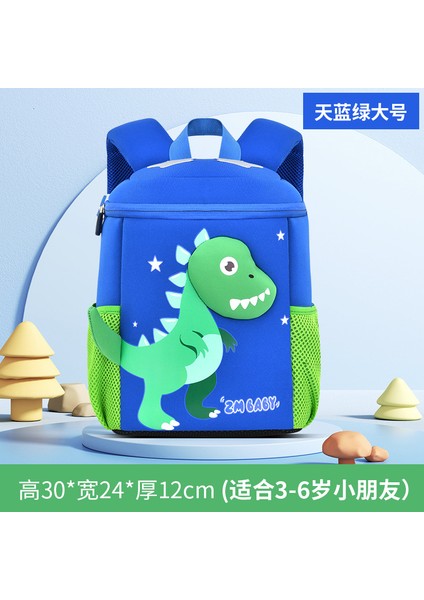 Yeni Dinozor Karikatür Okul Çantası Boys Için 3-6 Yaşında Anaokulu Bebek Okul Çantası Hafif Kız Sırt Çantası Mini Sırt Çantası (Yurt Dışından)