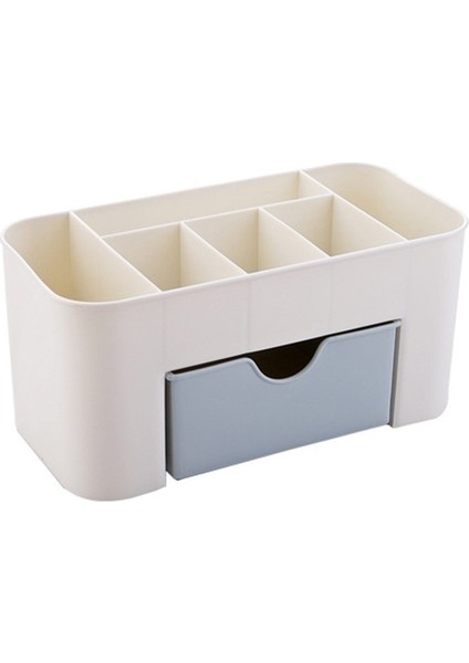 Masaüstü Kozmetik Saklama Kutusu Çekmeceli Tuvalet Masası Takı Saklama Kutusu (Yurt Dışından)