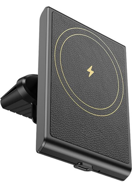 Polham 15W Kablosuz Şarjlı Magsafeli Araç Içi Telefon Tutucu, Airvent Ultra Stabil Telefon Tutucu