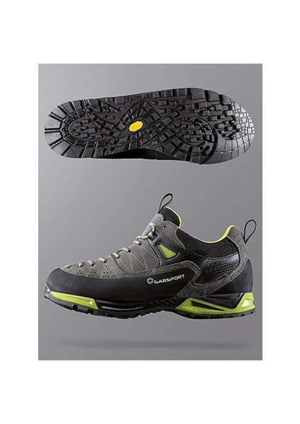 Garsport Mountain Tech Low Outdoor Wp Erkek Antrasit/yeşil Vıbram Waterproof Ayakkabı fiyatları