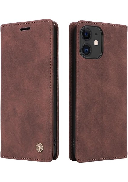 Iphone 11 Için Flip Case Cüzdan Kapak Çevirin Kılıf Darbeye Basit (Yurt Dışından)