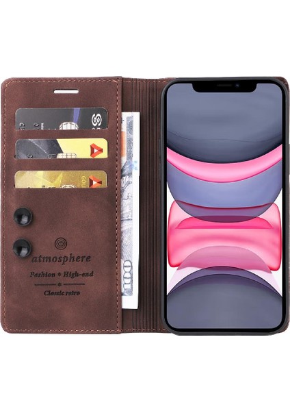 Iphone 11 Için Flip Case Cüzdan Kapak Çevirin Kılıf Darbeye Basit (Yurt Dışından) fırsatları