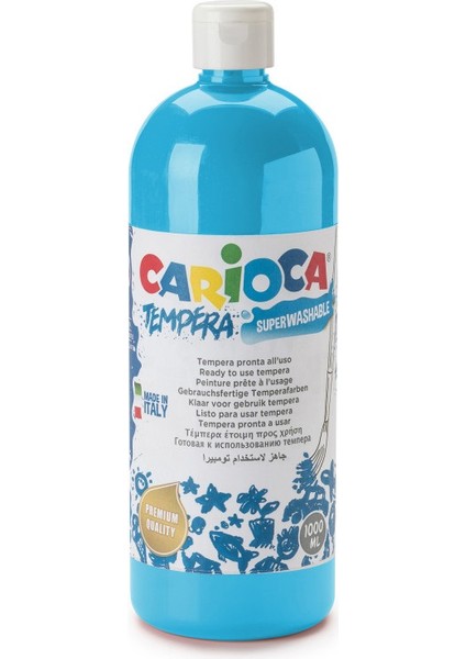 Carıoca Tempera Mavi Guaj Boya 1000 ml 40430 05