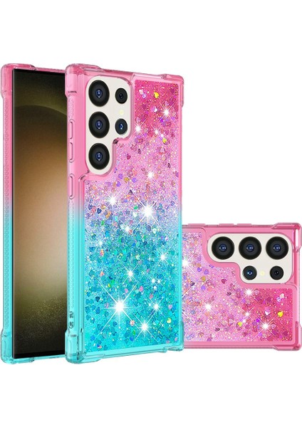 Samsung Galaxy S24 Ultra 5g Akan Sparkle Hareketli Kapak Temizle (Yurt Dışından)