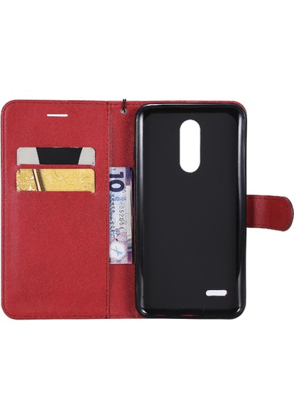 Lg K10 2018 Klasik Düz Renk Iş Cüzdan Telefon Kılıfı Için Flip Case (Yurt Dışından)