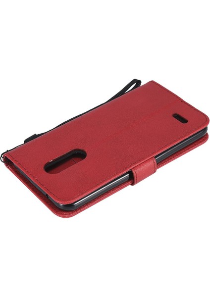 Lg K10 2018 Klasik Düz Renk Iş Cüzdan Telefon Kılıfı Için Flip Case (Yurt Dışından)