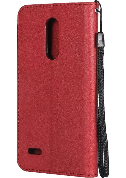 Lg K10 2018 Klasik Düz Renk Iş Cüzdan Telefon Kılıfı Için Flip Case (Yurt Dışından)