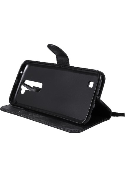 Lg K7 Için Flip Case/k8 Klasik Düz Renk Kart ile Yüksek Kaliteli Deri (Yurt Dışından) modelleri