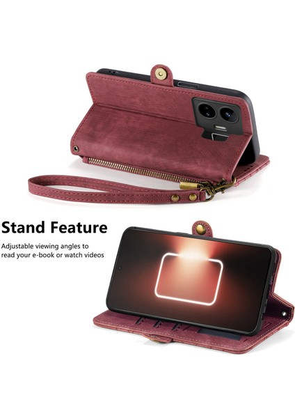 Realme Gt Neo 5ile Uyumlu Cüzdan Kılıf Geometrik Kabartmalı Pu Deri Kickstand Kart Yuvaları Flip Folyo Kapak (Yurt Dışından) indirimleri