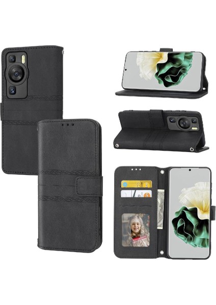 Huawei Huawei Manyetik Kapatma Kickstand Cüzdan Kılıf Pu Için Flip Case (Yurt Dışından)