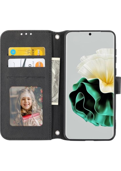 Huawei Huawei Manyetik Kapatma Kickstand Cüzdan Kılıf Pu Için Flip Case (Yurt Dışından)