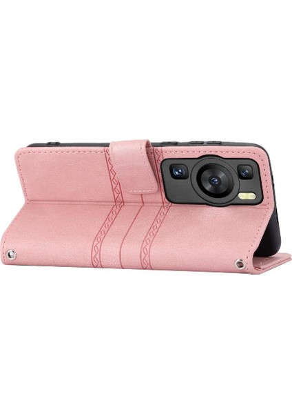 Huawei Huawei Manyetik Kapatma Kickstand Cüzdan Kılıf Pu Için Flip Case (Yurt Dışından)