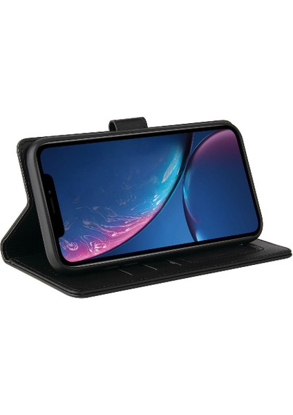 Iphone Xr Kickstand Üç Kart Yuvaları Premium Deri Için Flip Case (Yurt Dışından) indirimleri