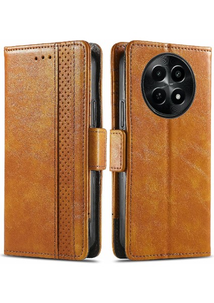 Realme 12 5g Çok Renkli Cüzdan Iş Ekleme Çoklu Kart Için Flip Case (Yurt Dışından)