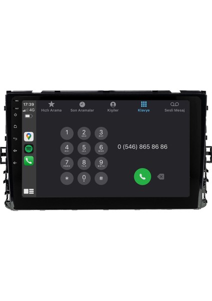Volkswagen Polo (2017-2024) Android 14 Multimedya - 2 GB Ram - 32 GB Hafıza - Carplay CRV4579XP