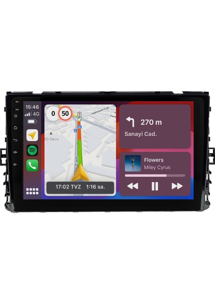 Volkswagen Polo (2017-2024) Android 14 Multimedya - 2 GB Ram - 32 GB Hafıza - Carplay CRV4579XP