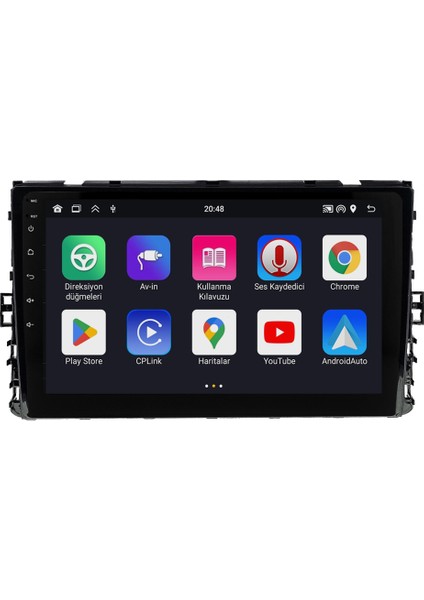 Volkswagen Polo (2017-2024) Android 14 Multimedya - 2 GB Ram - 32 GB Hafıza - Carplay CRV4579XP