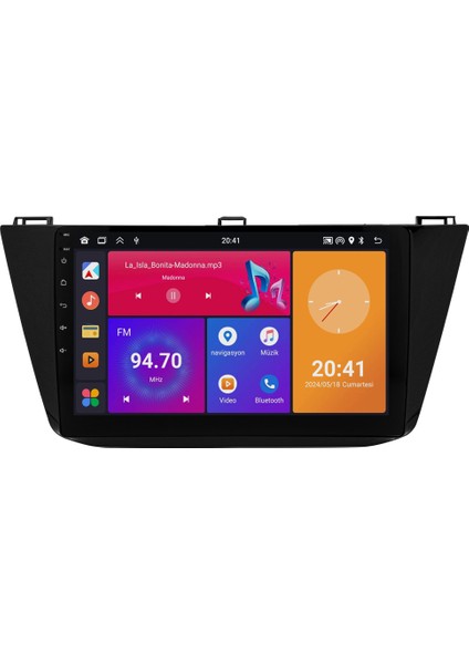 Volkswagen Tiguan (2016-2023) Android 14 Multimedya - 2 GB Ram - 32 GB Hafıza - Carplay CRV4578XP