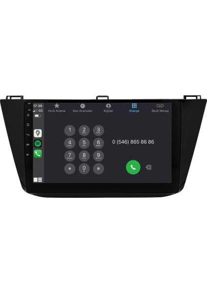 Volkswagen Tiguan (2016-2023) Android 14 Multimedya - 2 GB Ram - 32 GB Hafıza - Carplay CRV4578XP