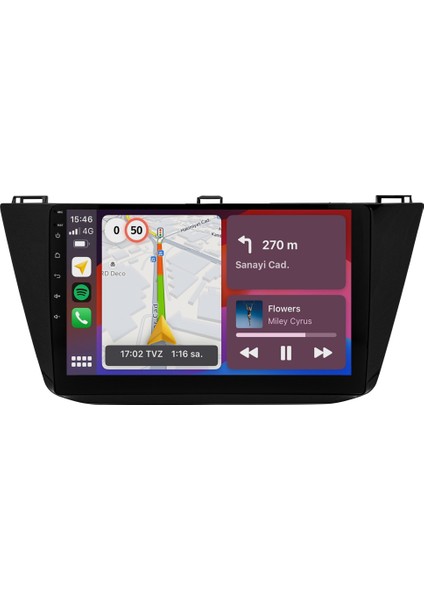 Volkswagen Tiguan (2016-2023) Android 14 Multimedya - 2 GB Ram - 32 GB Hafıza - Carplay CRV4578XP