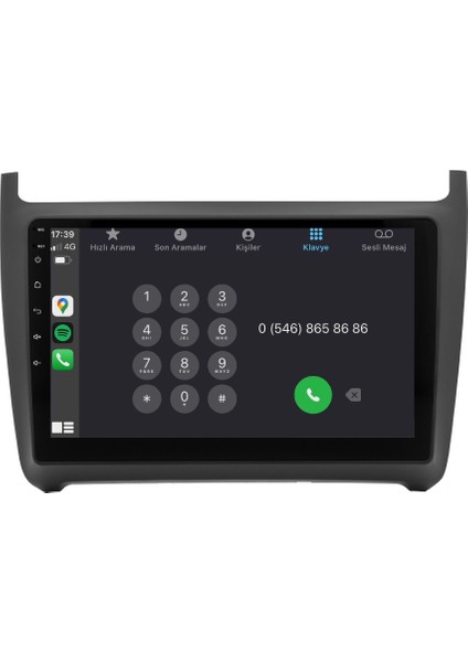 Volkswagen Polo (2014-2017) Android 14 Multimedya - 2 GB Ram - 32 GB Hafıza - Carplay CRV4588XP