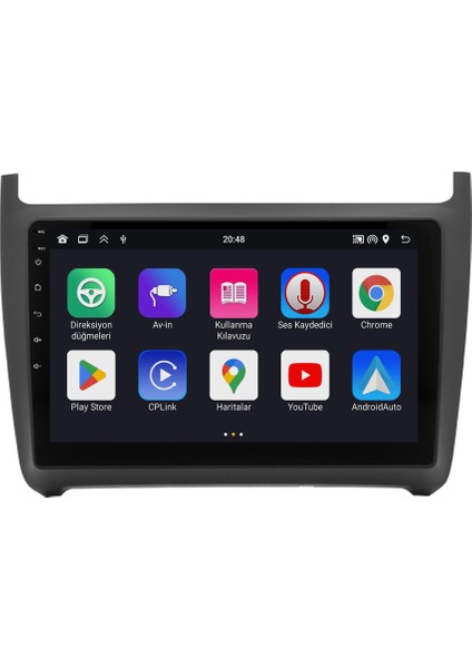 Volkswagen Polo (2014-2017) Android 14 Multimedya - 2 GB Ram - 32 GB Hafıza - Carplay CRV4588XP