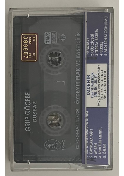 Grup Göçebe Düşbaz Kaset (Orjnal Dönem Baskı Kaset)