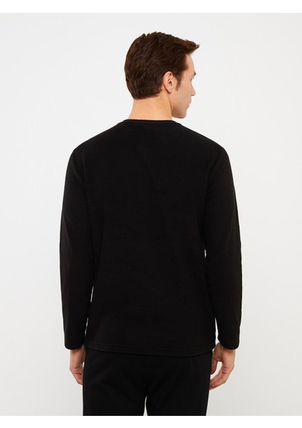 Lcw Dream Bisiklet Yaka Uzun Kollu Erkek Pijama Üst indirimleri