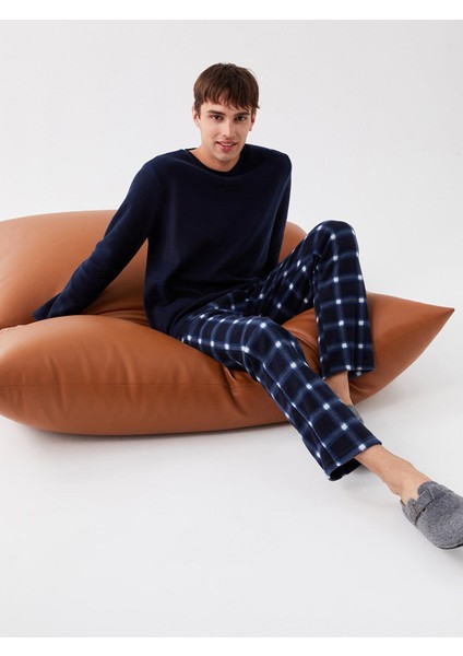 Lcw Dream Standart Kalıp Polar Erkek Pijama Takımı