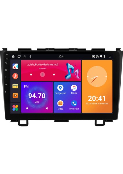Honda Cr-V (2007-2012) Android 14 Multimedya - 2 GB Ram - 32 GB Hafıza - Carplay CRV4144XP