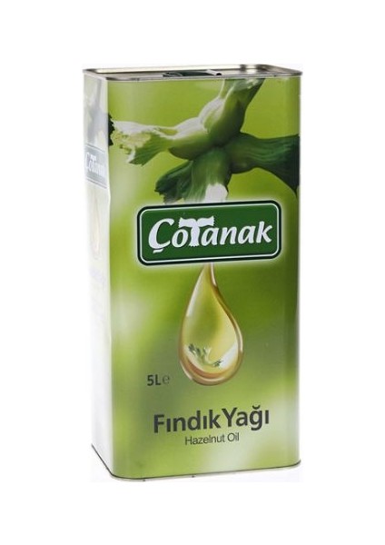 Fındık Yağı Teneke 5 lt (4'lü)